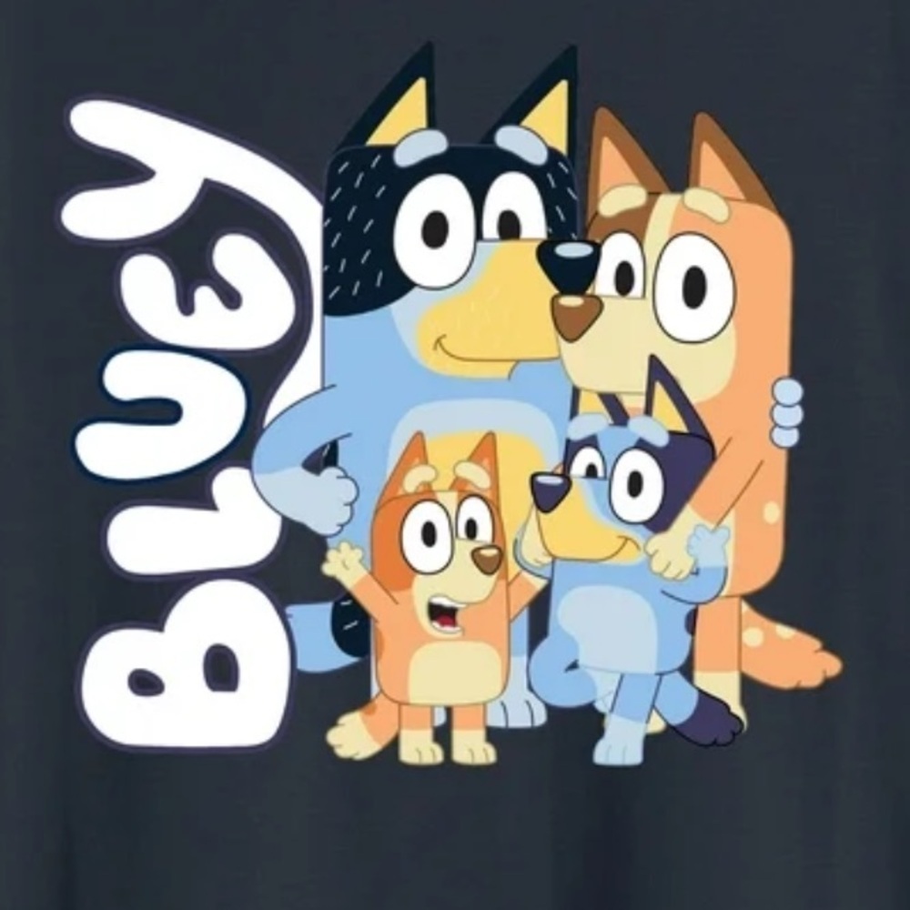Bluey Men's Navy Graphic Tee - Picture 2 of 5